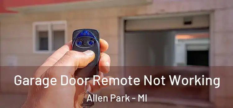  Garage Door Remote Not Working Allen Park - MI